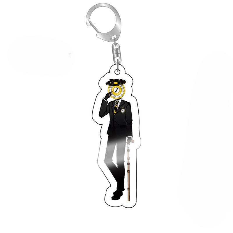 Skibidi Toilet Cameraman Speakerman Acrylic Products Keychain Funny Jewelry Friends Fans Gift Bag Charms Souvenir Accessorie