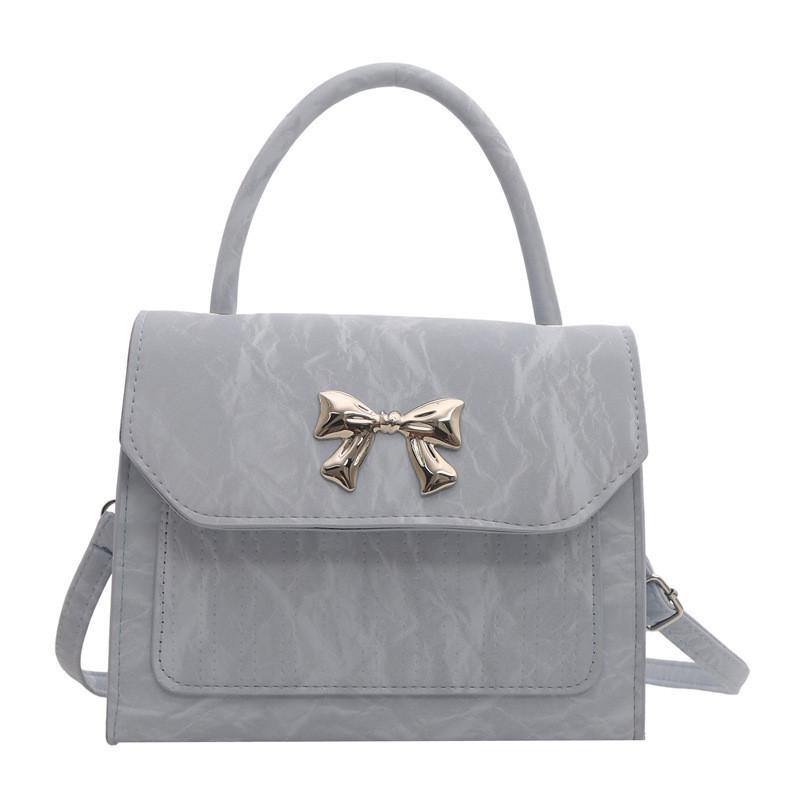 Stylish Butterfly Bow Shoulder Bag For Women 2024 Summer Korean Trendy Tote