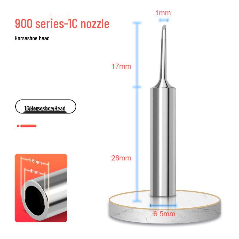 900 High Temp 400°C Soldering Iron Tip for 936 Station - Internal Heat, Constant Temp, K Horseshoe Tip