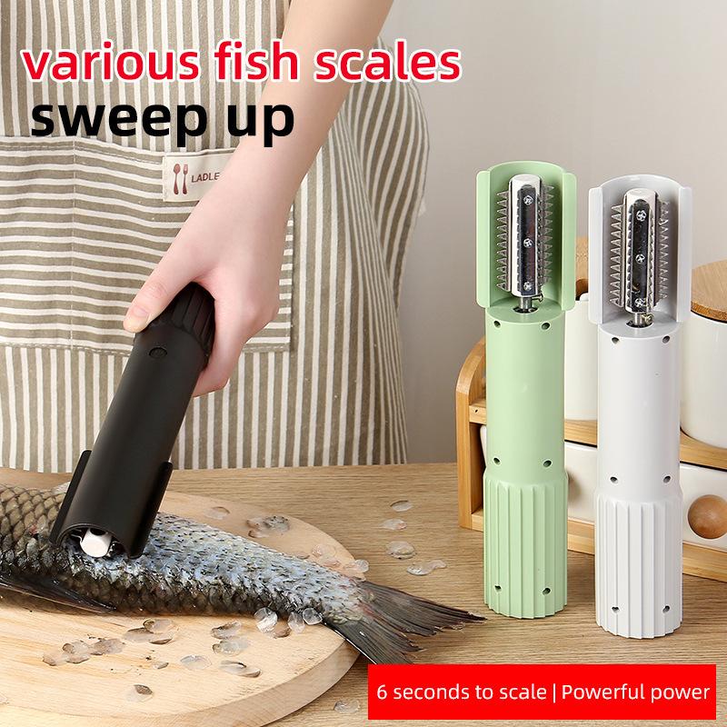 Home-use Wireless Electric Fish Scale Remover Fish Scaling Tool Commercial Fish Skining and Scaling Scraper Fish Scale Remover
