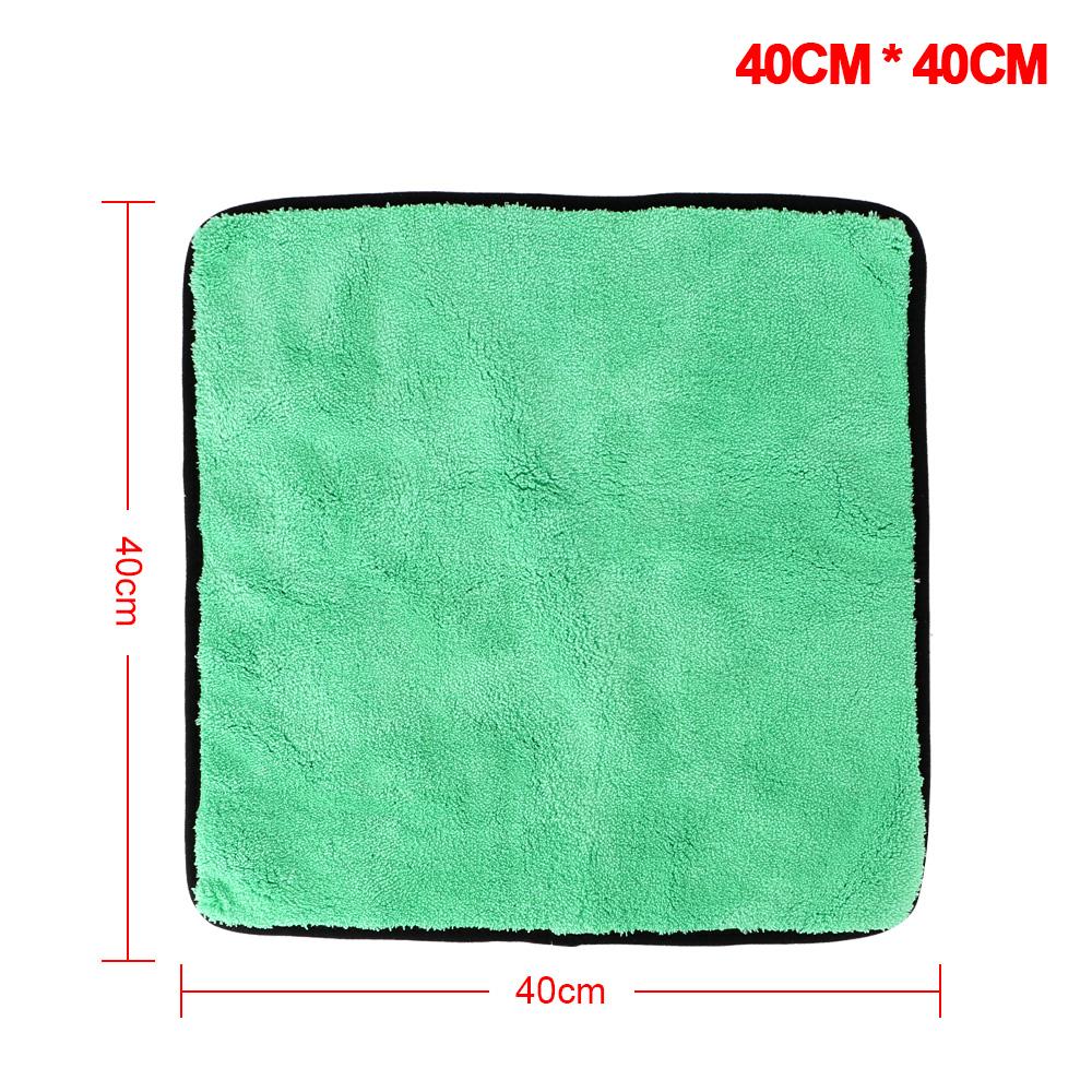 

Авто Очистка Дверь Окно Уход Автоаксессуары Ткань с Сильным Водопоглощением 1200GSM Мягкое Полотенце из Микрофибры для Мойки Автомобиля