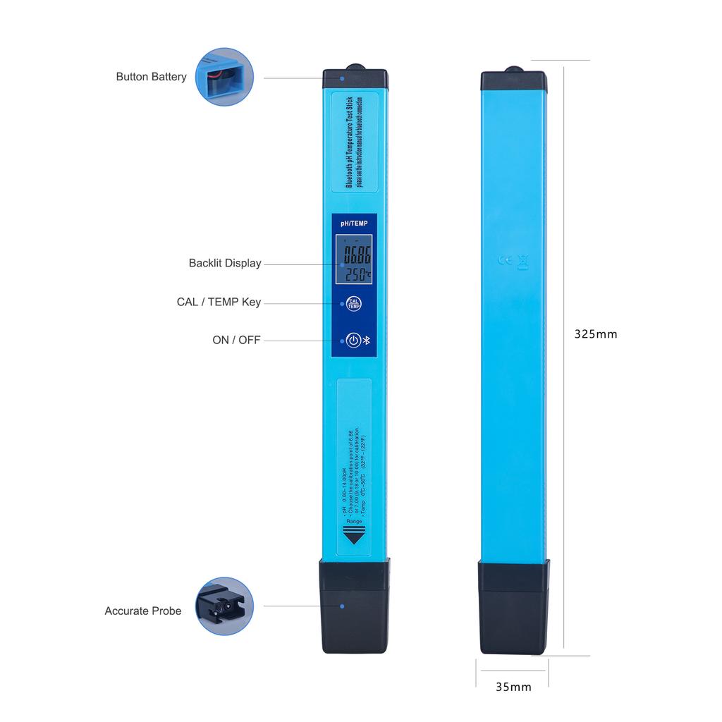 Digital PH Meter Tester Hydroponics Pocket Size PH... – Vicedeal