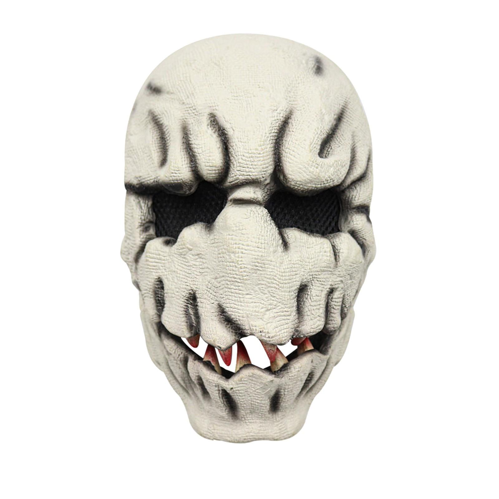 

Хэллоуин Праздничная Вечеринка Костюм Маска Трюк Ужас Игрушка Маска Ужас Ужас Маска One Size белый