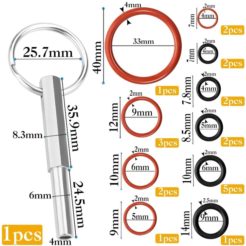 Jura special coffee machine repair tool silicone ring tool matching sealing ring accessories