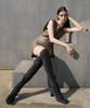 Moodnight Nora Span Knee-High Boots Suede - 3 Colors 6.5Cm Suede Spandex Knee-High Boots
