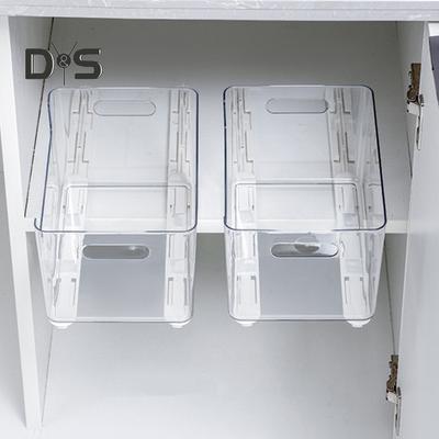 2 Stück Schubladen-Aufbewahrungsbox Gleitschiene Selbstklebende leise Kommode Kleiderschrank Küchenschrank Organizer Schubladenführung Ausziehschiene