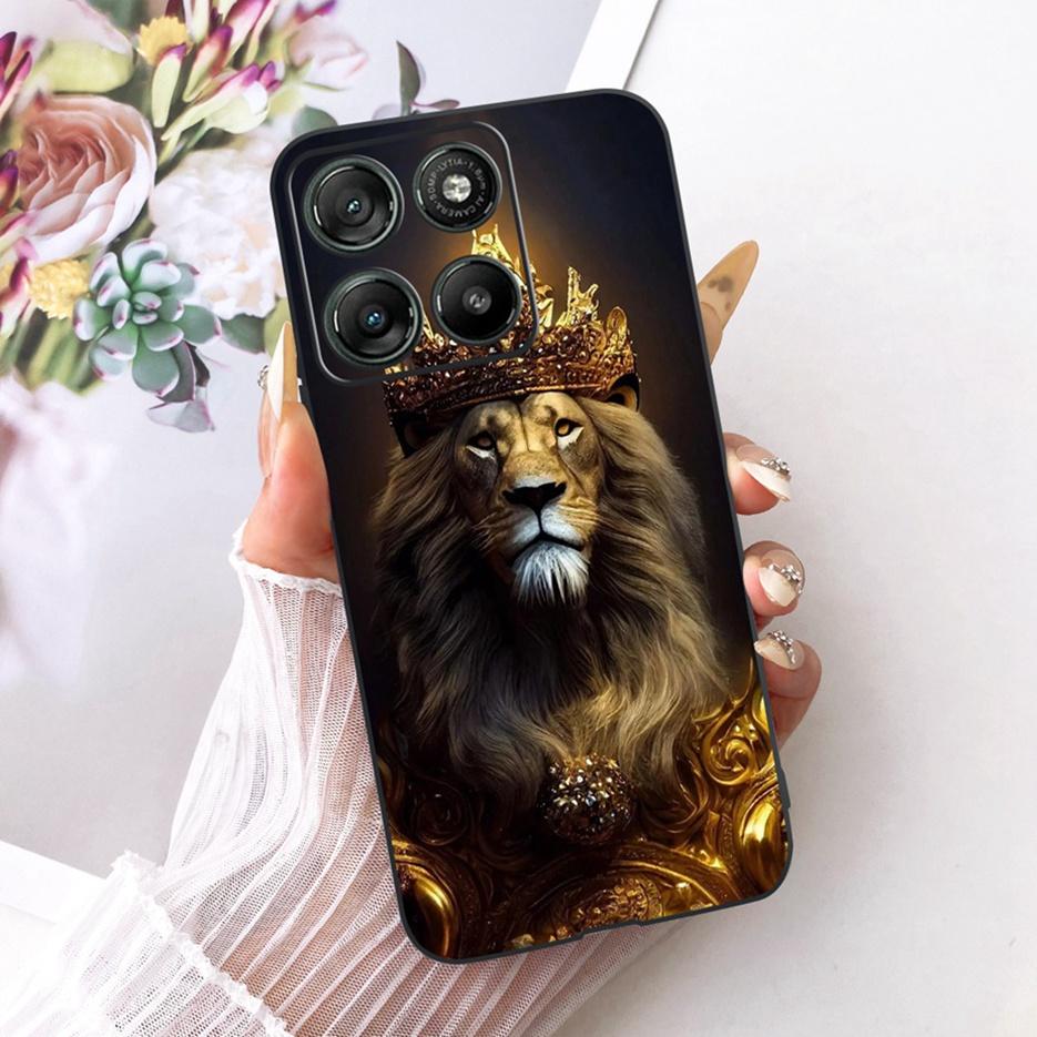 For Motorola Moto G15 Power Case Moto G17 Cute Love Heart Painted Cover Soft Silicone Case For Motorola G17 Power MotoG15 Fundas