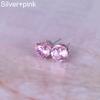 Smart Cubic Zirconia  Ear Stud Earrings Wedding Gift