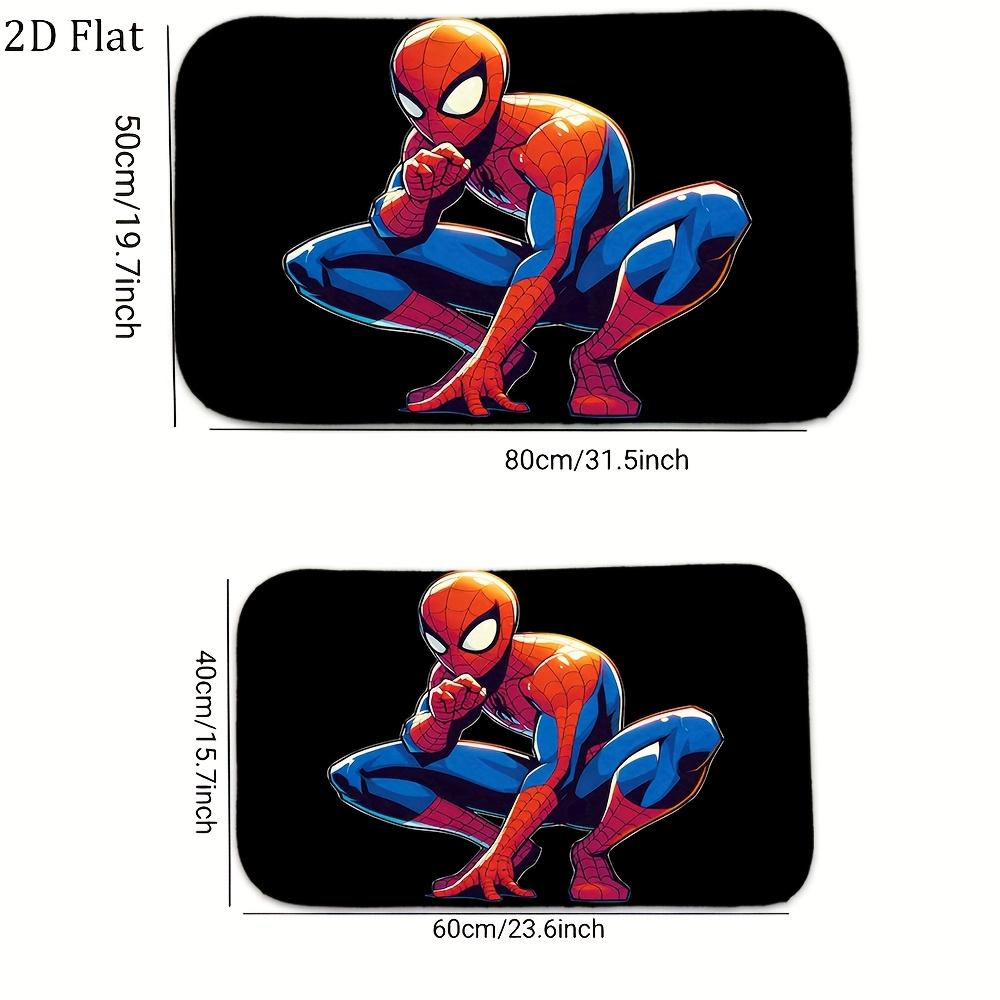 1pc Flannel Mat Marvel Superheroes Bathroom Mat, Multi-Size, Multi-Functional Daily Use, Suitable for Bathroom, Entrance, Laun