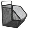 Hanging Wire Basket 13.2x10x15cm Adhesive Metal Small Wire Storage Basket for Kitchen Bathroom Bedroom
