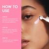 Sakura Eye Cream 15G 0.53Oz Smoothing Eye Roller with Vitamin C Niacinamide and Hyaluronic Acid Suitable for All Skin Types