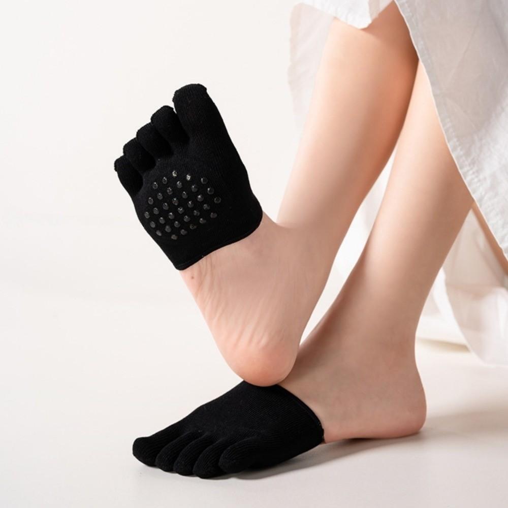 Unsichtbare Vorfußsocken Elastische Zehensocken Modische Halbfußsocken Herren