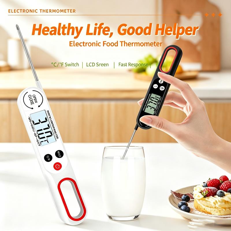 Digital Meat Thermometer Cooking Kitchen Bbq Probe Water Milk Oil Temperature Sensor