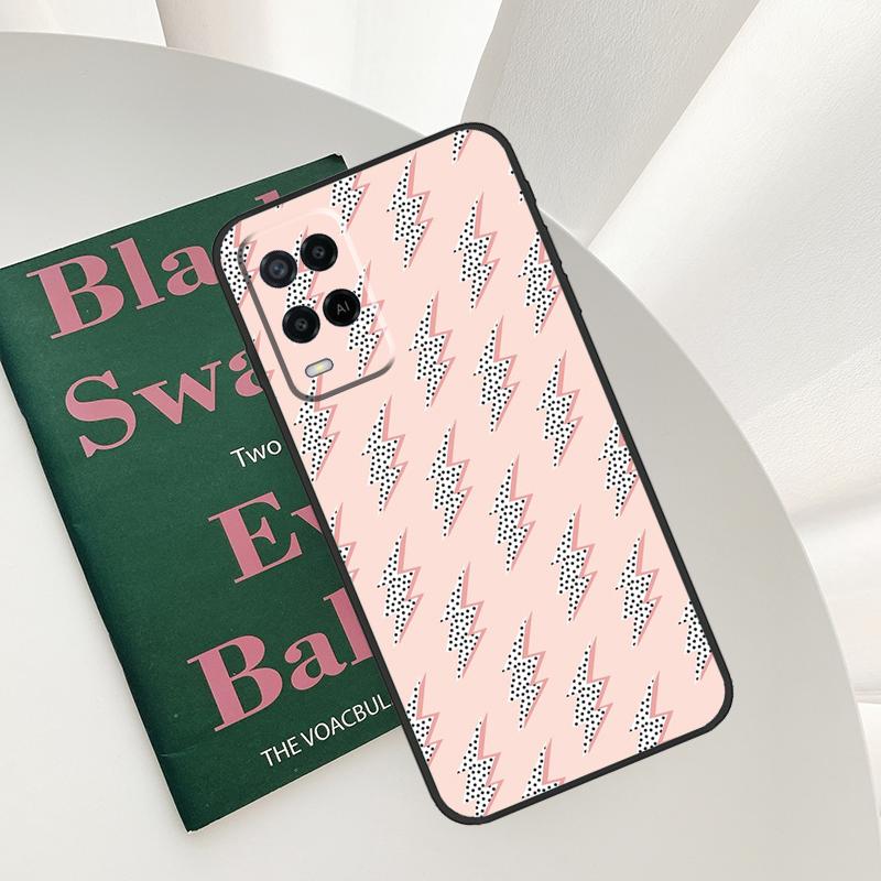 Lightning Bolt Case For Oppo A15 A16 A17 A52 A72 A76 A96 A54 A74 A94 A54S A57S A58 A78 A98 A57 A77 Cover