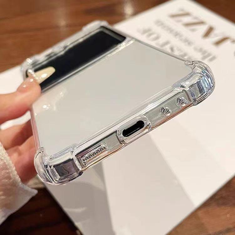 

Samsung Z Flip5 TPU Soft Shell Case - Anti-Drop, Transparent, 3D Hollow Design Samsung Z Flip5