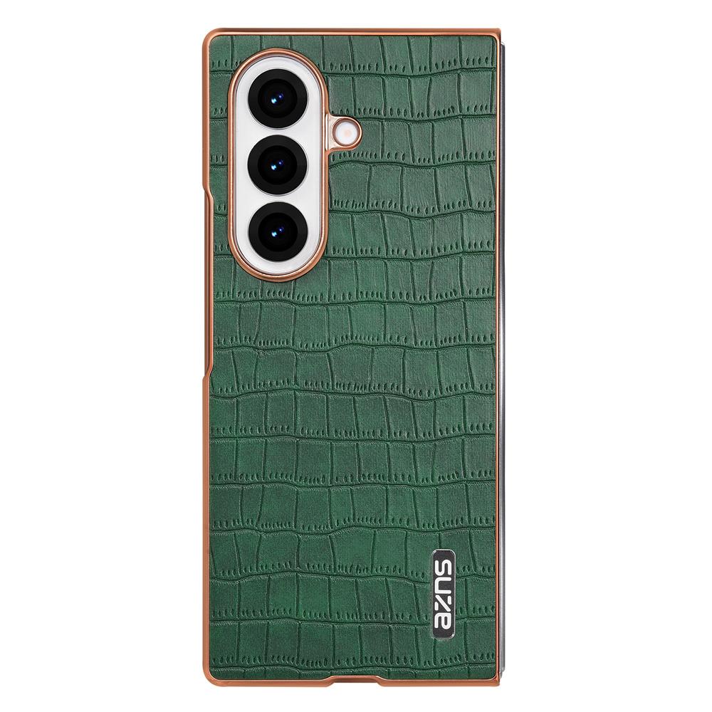 Alligator Pattern Phone Case For Samsung Galaxy Z Fold 7 6 5 4 5G PC Hard Shell Protective Phone Case Fold7 Back Cover
