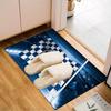 Fc Emblem Printed Office Carpet Chair Cushion  Entryway Rug, Rugs for Living Room, Bedroom Christmas gifts