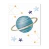 Rocket Astronaut Planet Outer Space Baby Name Custom Wall Art Canvas Painting Nordic Cartoon Prints Posters for Kids Room Decor