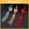 Fashionable Long Crystal Necklace With Eye-catching Tassel Suitable For Womens Autumn Winter