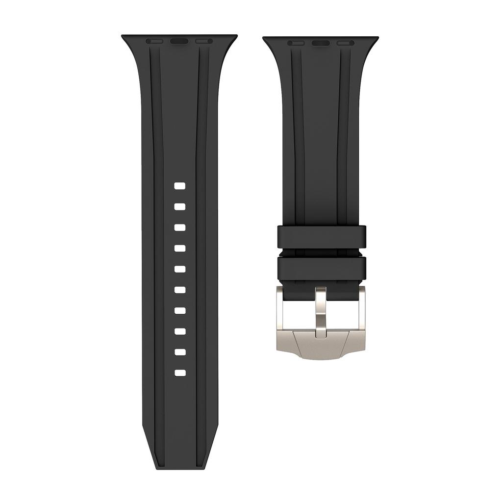 Factory Supply Low Price 38mm 40mm 41mm 42mm 45mm 49mm Silicone Sport Loop Pin Buckle for Watch Band for Strap