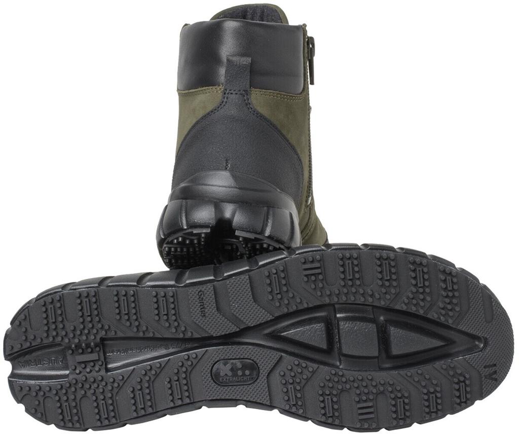 Ganter Nubuck Boots Green Olive Black