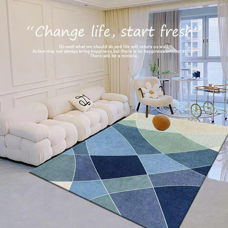 European Simple Household Earth Mat Carpets for Bed Room Living Room Rug Large Bedroom Decoration Tatami Mat Outdoor Carpets