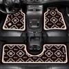 Tapetes de Chão para Carro com Fragrância Tingida a Tinta, Antiderrapantes e Absorventes de Água, Peça Única, Personalizáveis, Tapetes de Interior de Carro Semi-Fechados