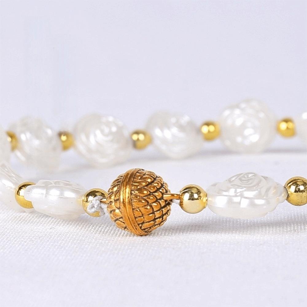 2 PCS Beautifully Shell Curtain Tieback Elegant Rose Curtains Tie Rope Curtain Straps  Homestay
