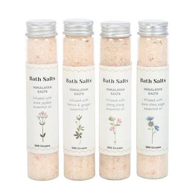 Floral Bath Salts Set (Pack of 4)