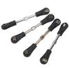 4Pcs Adjustable Steering Tie Rod Linkage Replacement Accessory for 1/10 RC Off Road Vehicle