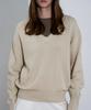 SIGREAT V-Neck Cotton Knit Pullover_Oatmeal