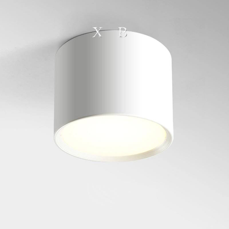 Dimmable Nordic LED Downlight Ceiling Light 9W 15W 20W Surface Mounted LED Spotlight Living Room Bedroom, Indoor Lighting AC220V