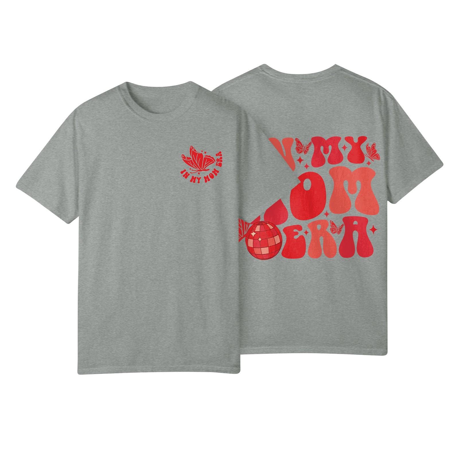 Футболка свободного покроя унисекс с круглым вырезом и принтом XXXL циан