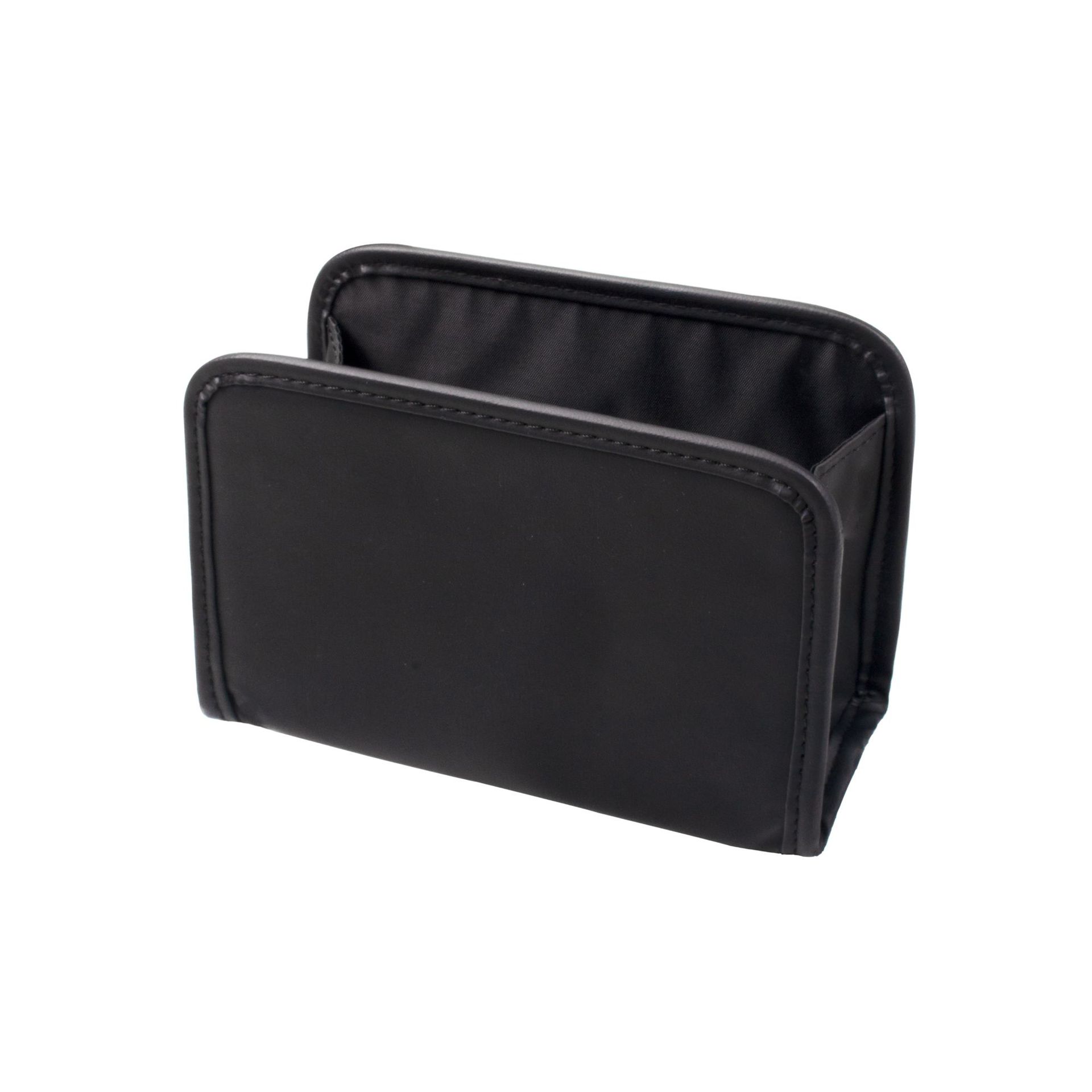 

Car Trash Can Hanging Folding Portable Multifunctional Storage Box Leather Car Storage Bag Car Accessories Interior чёрный