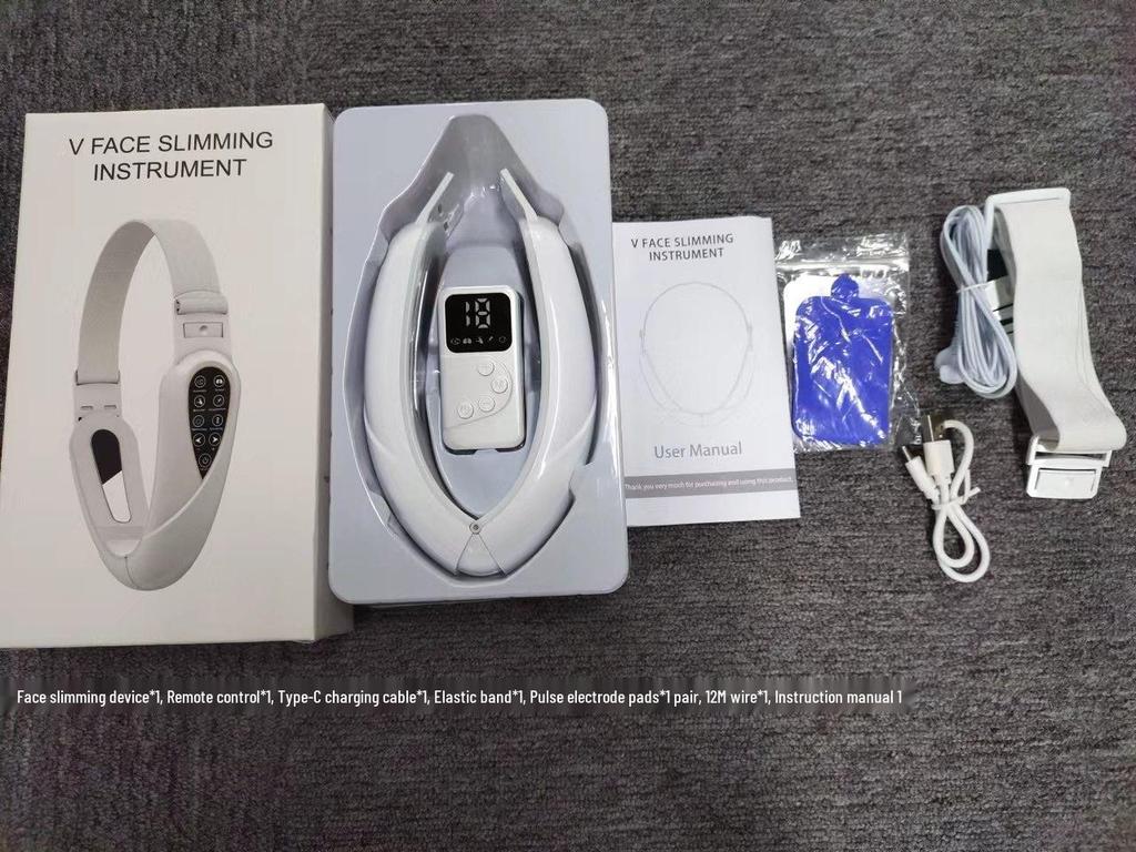 V-Shaped Microcurrent Facial Lifting & Firming Massager