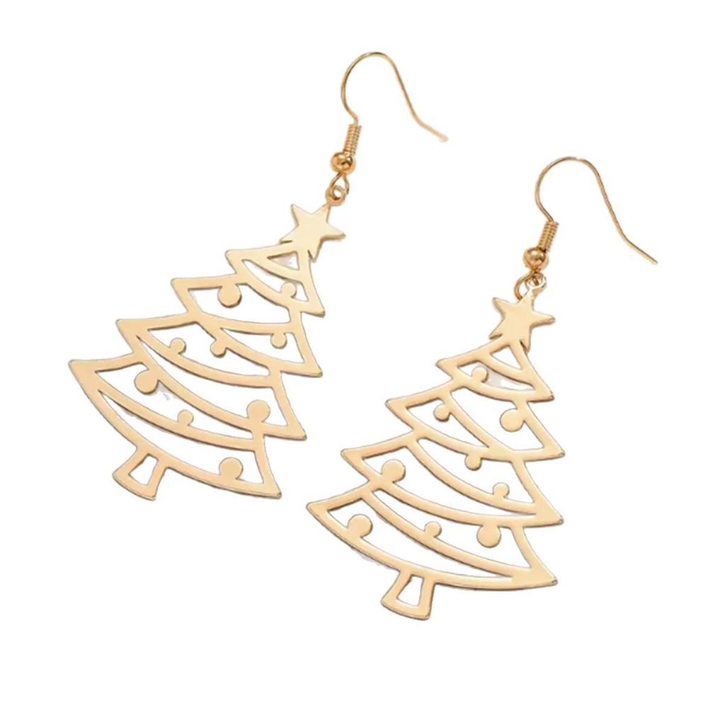 Europäische & Amerikanische Mode Weihnachtsbaum Ohrstecker für Damen