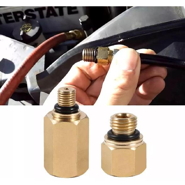 6.0 IPR Valve Socket & Oil Rail Adapters Kit & 6.0 High Pressure Oil Pump IPR Valve Air Test Fitting Tool with Seal Kit, Fits for Ford 6.0L