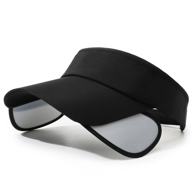 Летняя пустая шляпа-цилиндр для унисекса, солнцезащитная шляпа чёрный