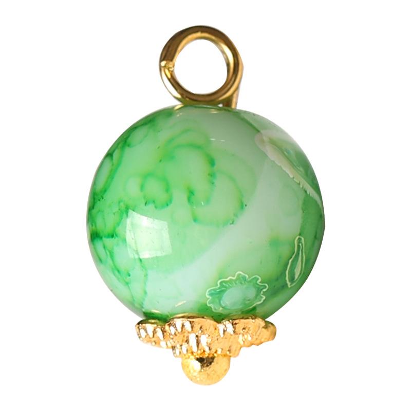 Imitations-Jade-Knöpfe Chinesischer Stil Scheibenknöpfe Cheongsam Tang-Stil Hanfu-Knöpfe Neue Chinesische Bluse Top Glas-Knöpfe