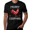 Merry Coopmas Ugly Christmas Sweater T Shirt Tshirt Fashion Letter Print Tshirt
