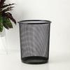 Iron Mesh Waste Bin Garbage Basket Home Office Trash Can Dustbin Sundries Storage Basket Box Bathroon Cleaning Bedroon Waste Bin