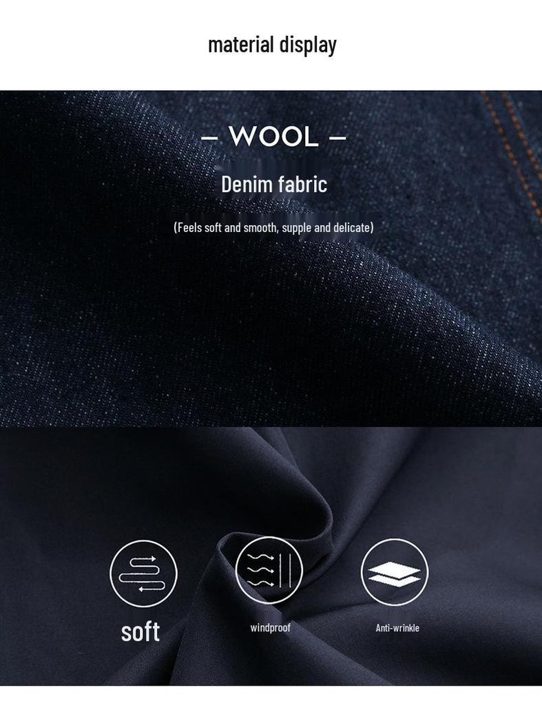 Spring 2025 Women's Fashionable Denim Jacket & Pants Two-Piece Set