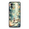 Phone Case Cover for Xiaomi Mi 17 Pro Max 15 14 13 12 11 Ultra 15T 14T 13T 12T Pro Lite Soft TPU Butterfly Cat Bookshelf Design
