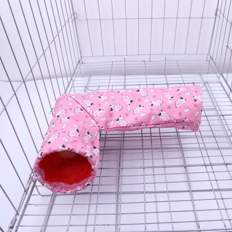 Rabbit Bunny Tunnel Hideout and Tubes Guinea Pigs Tunnel Hide Toy Hideout for Small Dwarf Rabbits Guinea Pigs Toy