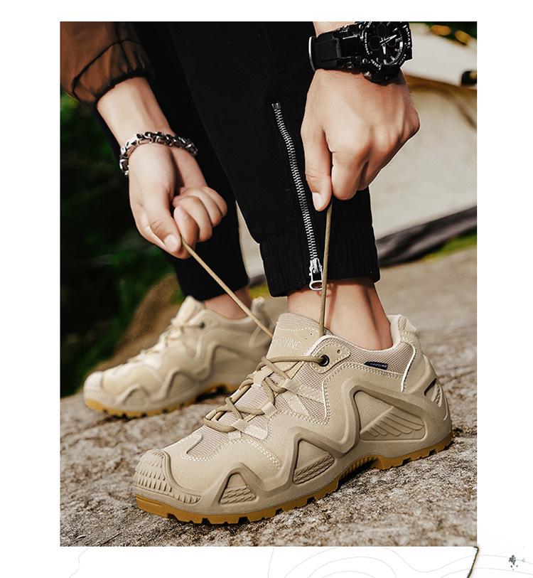 Ανδρικές Τακτικές Μπότες Μάχης: Αντιολισθητικά, Ανθεκτικά στη Φθορά Παπούτσια Πεζοπορίας & Αναρρίχησης