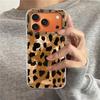 Modne etui na telefon w czarny panterkowy wzór INS dla iphone 17 Air 16 15 14 13 11 12 Pro Max 7 8 Plus X XS XR SE 2022 2020 16e Cover