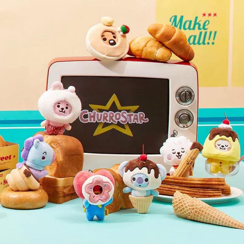 394in Bts Plush Keychain Animal Stuffed Doll Backpack Pendant Toy Fans Gift