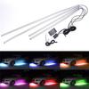 60cm 90cm 4Pcs Car Under Tune Underbody Remote Control LED Neon RGB Light
