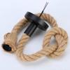 American Retro Hemp Rope Pendant Lamp for Restaurants, Hotels, Shops, and Bars