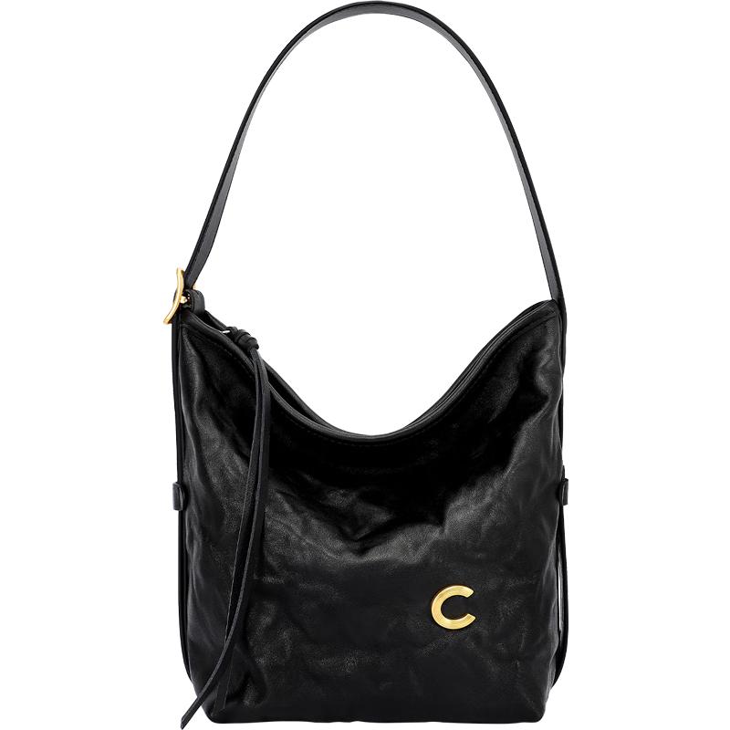 

Кожаная сумка-тоут CASSILE в стиле знаменитостей